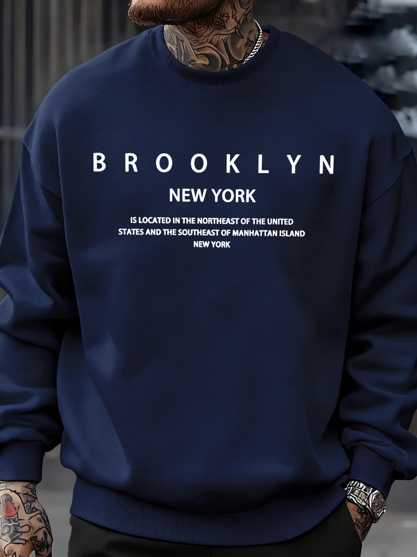 High Street Fashion New York - Brooklyn New York Letter Printed Men