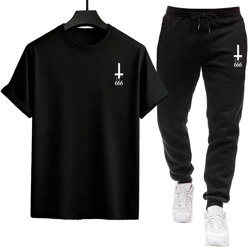 Street Fashion Art - 2026 Men's Outfit Set Basic T-Shirt
