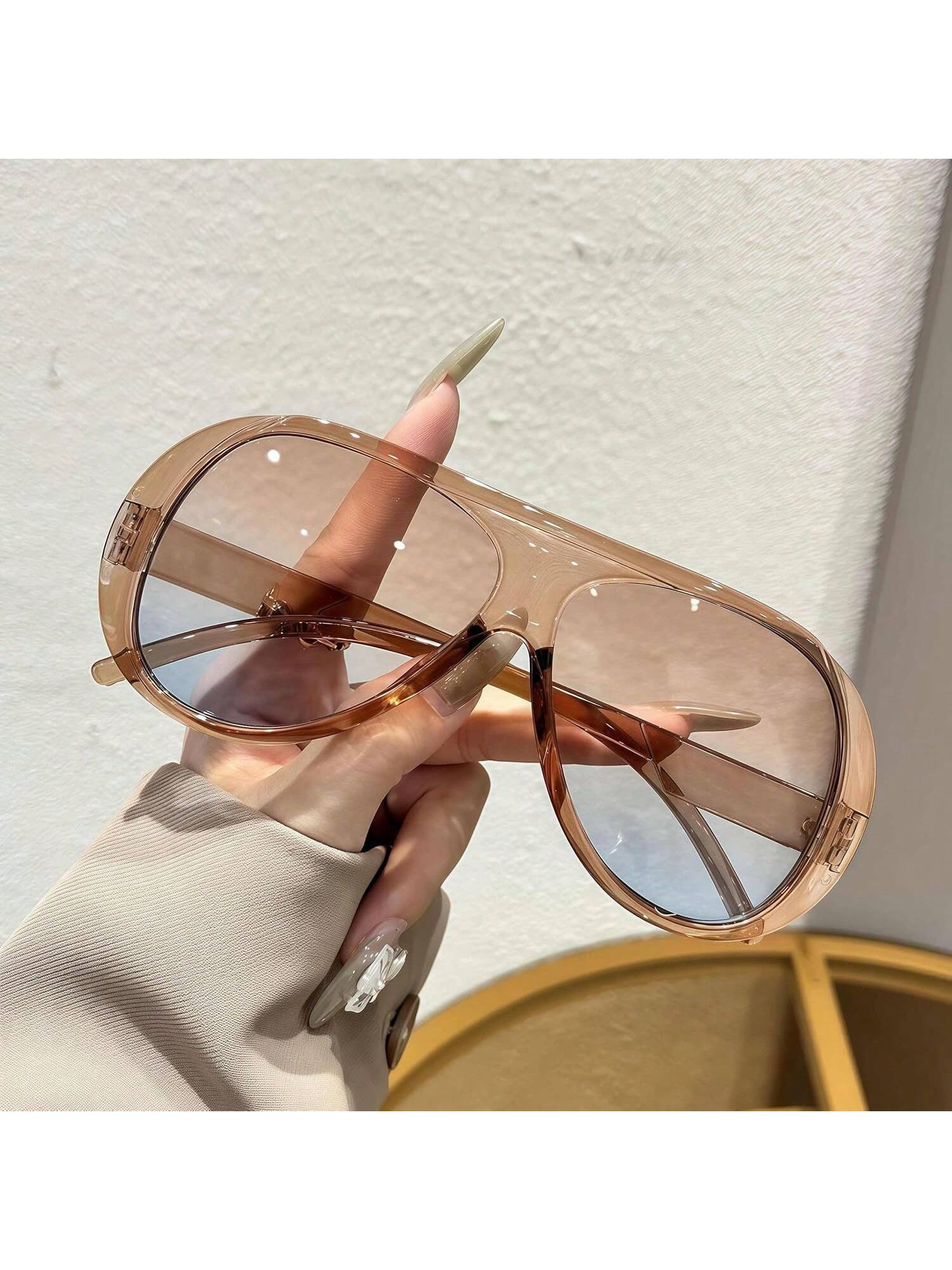 Street Fashion Luxury - 1PC Vintage Oversized Square Fashion Glasses