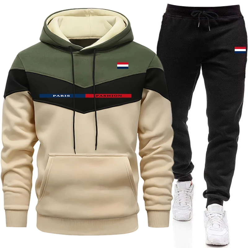 Street Fashion In Paris - Fall Winter Daily Casual Sports Jogging