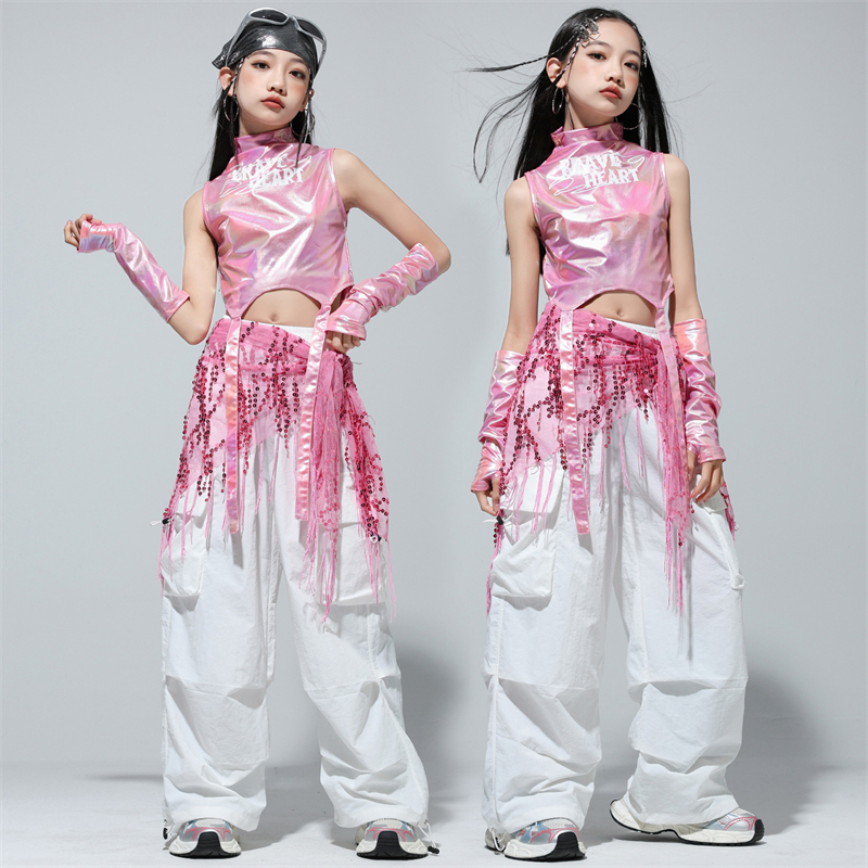 Street Fashion Dance - Kids Street Dance Jazz Performance Costumes