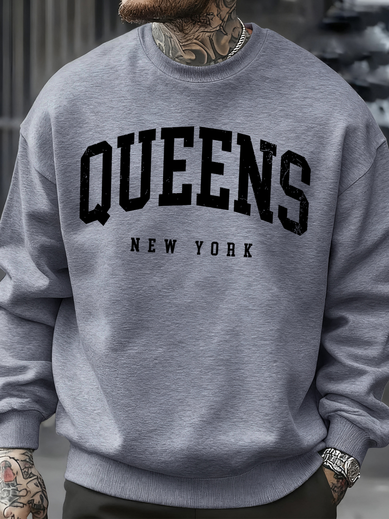 High Street Fashion New York - Queens New York Letter Design Male
