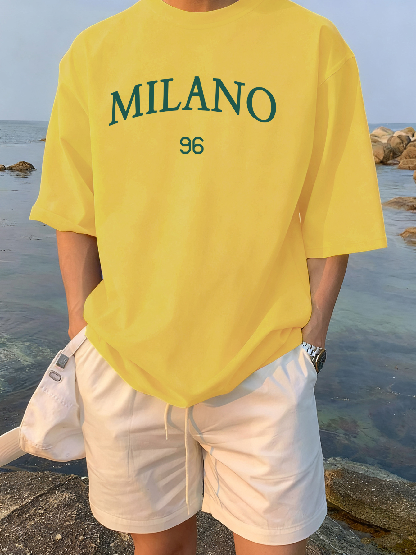 Street Fashion Milano - Milano Number 96 Pattern Man'S O-Neck