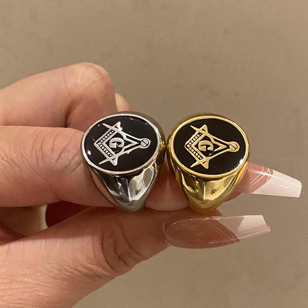 Men Vintage 316L Stainless Ste - مراجعة Street Fashion Rings وسعره