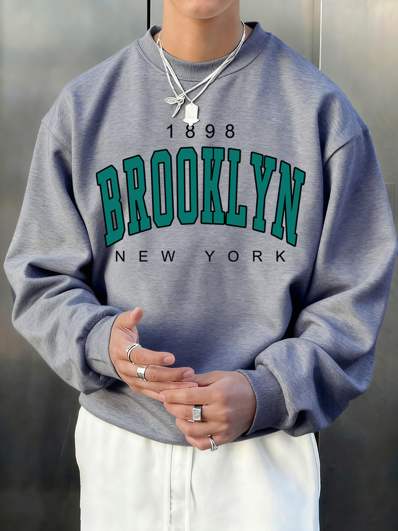 1898 Brooklyn New York Print M - مراجعة High Street Fashion New York وسعره