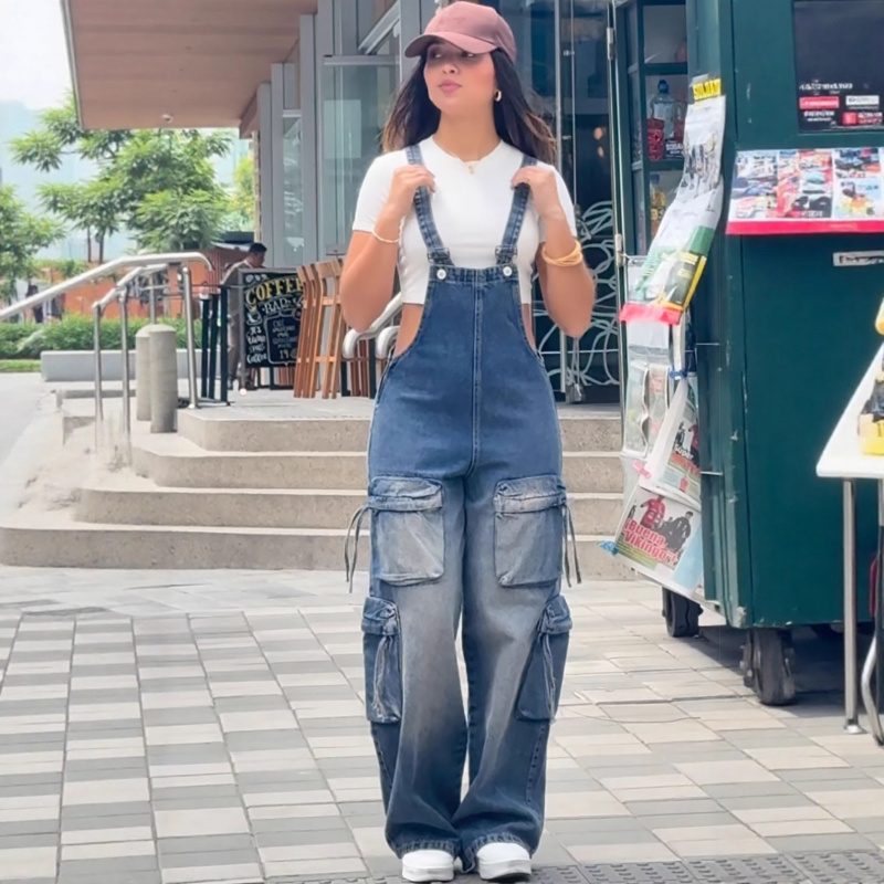 Trendy Women's Casual Straight - مراجعة Street Fashion Denim وسعره