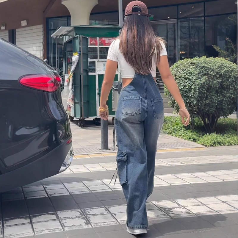 Trendy Women's Casual Straight - مراجعة Street Fashion Denim وسعره