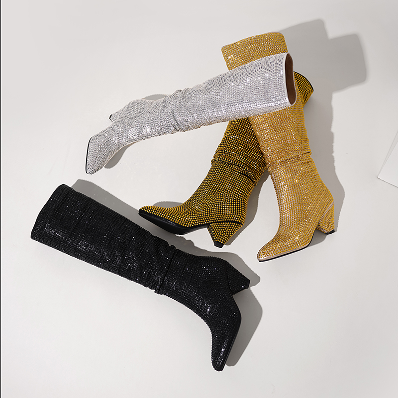 Fashion Spike Heels Crystal Lo - مراجعة Street Fashion Lady وسعره