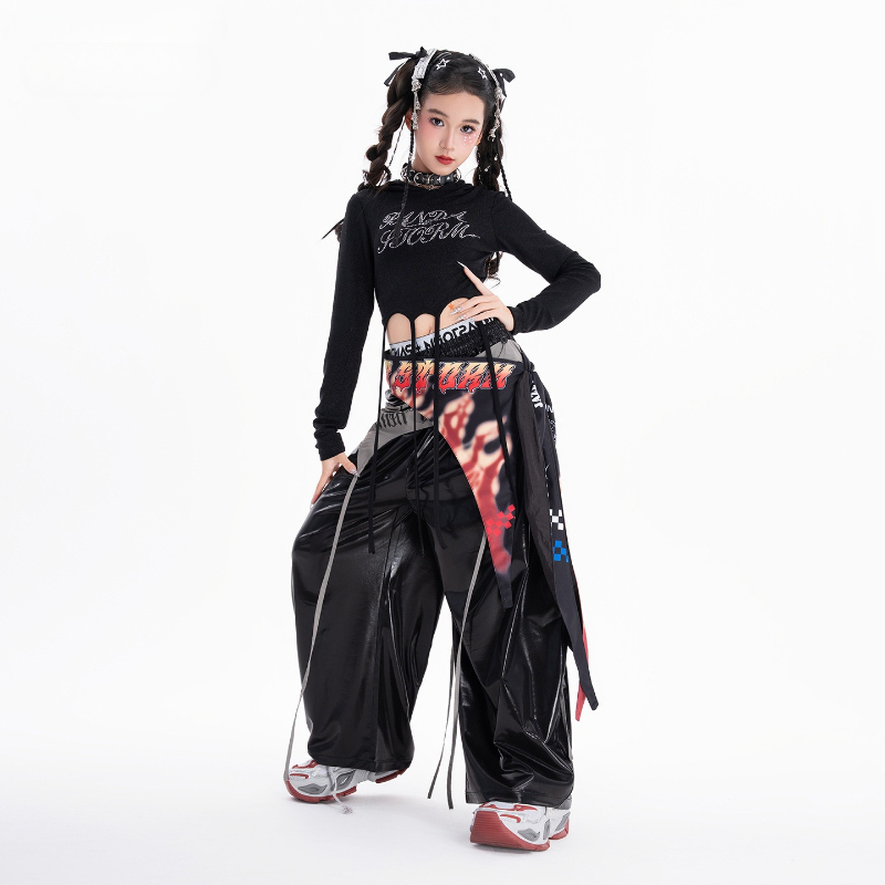 Girls Hip Hop Dance Clothing S - مراجعة Street Fashion Dance وسعره