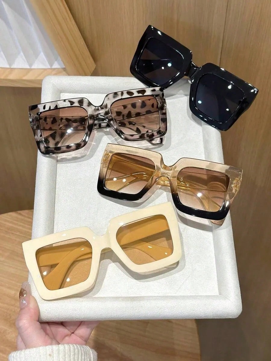 1/3pcs Geometric Oversized Ful - مراجعة Street Fashion Dance وسعره