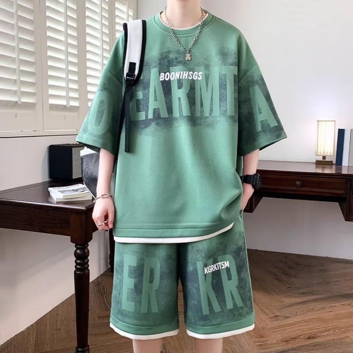 2026 Summer New Men's Short-Sl - مراجعة Street Fashion For 2026 وسعره