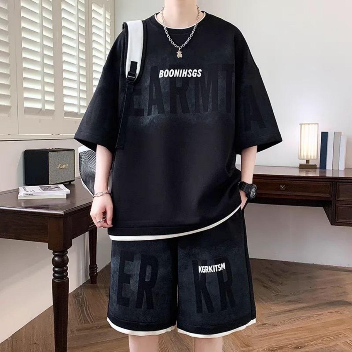2026 Summer New Men's Short-Sl - مراجعة Street Fashion For 2026 وسعره