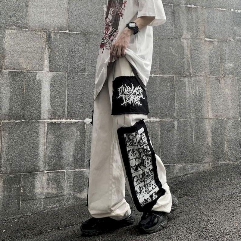Large Size Overalls For Men Sp - مراجعة Street Fashion Dance وسعره