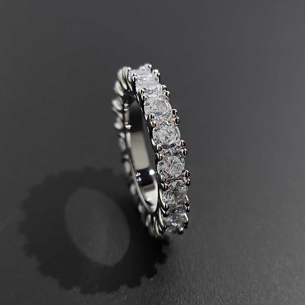 Tennis 4MM Solid Brass Plated  - مراجعة Street Fashion Rings وسعره