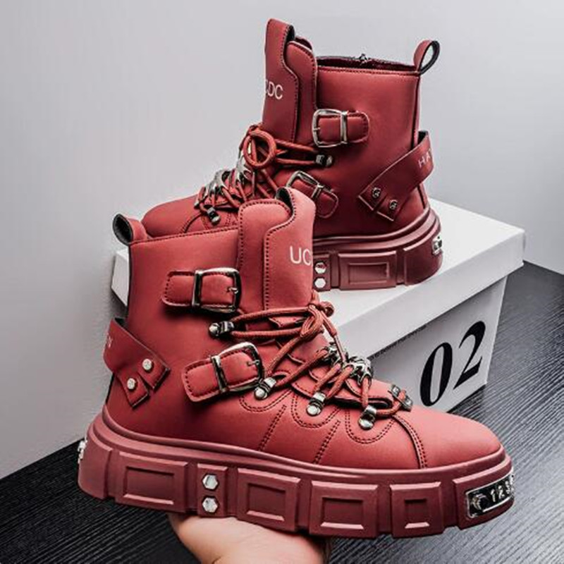Luxury Rivet Black High top Sn - مراجعة Street Fashion Luxury وسعره
