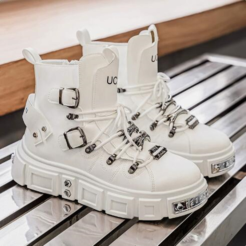 Luxury Rivet Black High top Sn - مراجعة Street Fashion Luxury وسعره