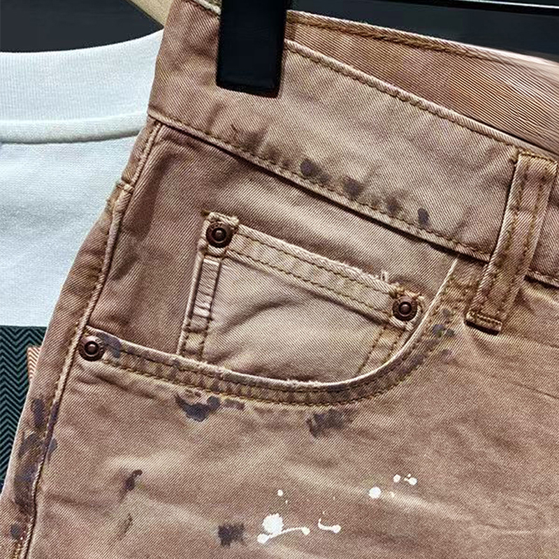 Hip-Hop Streetwear Men's Denim - مراجعة Street Fashion Art وسعره