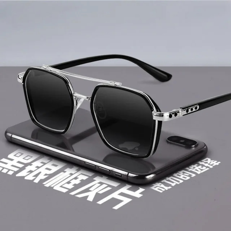 Trendy Anti-UV Sunglasses Men' - مراجعة Street Fashion Glasses وسعره