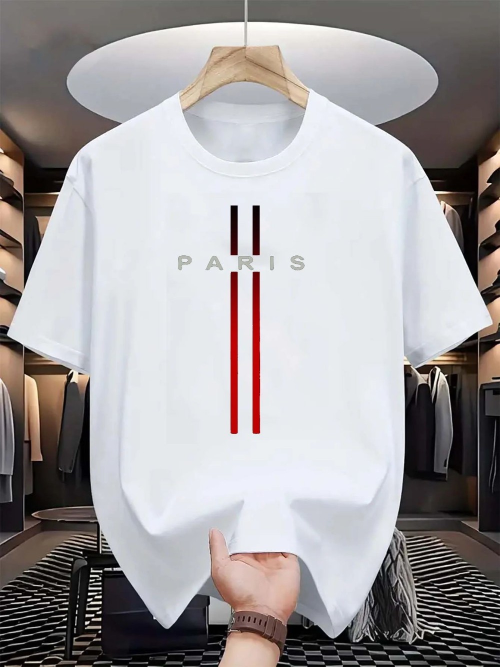 Paris Letter 3D print sport Qu - مراجعة Street Fashion In Paris وسعره