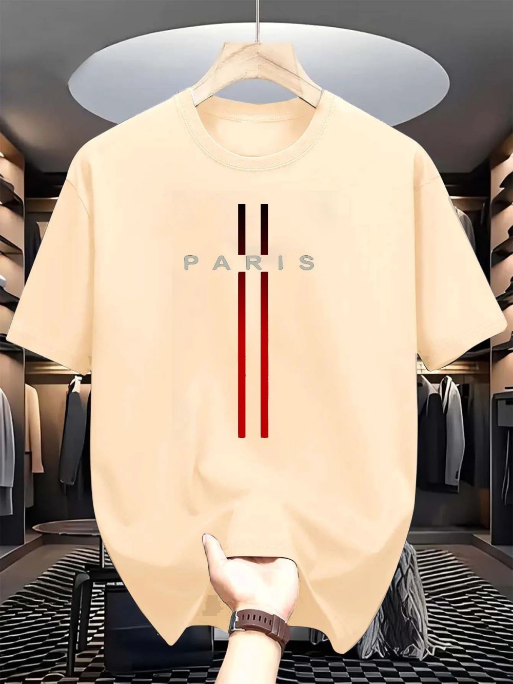 Paris Letter 3D print sport Qu - مراجعة Street Fashion In Paris وسعره