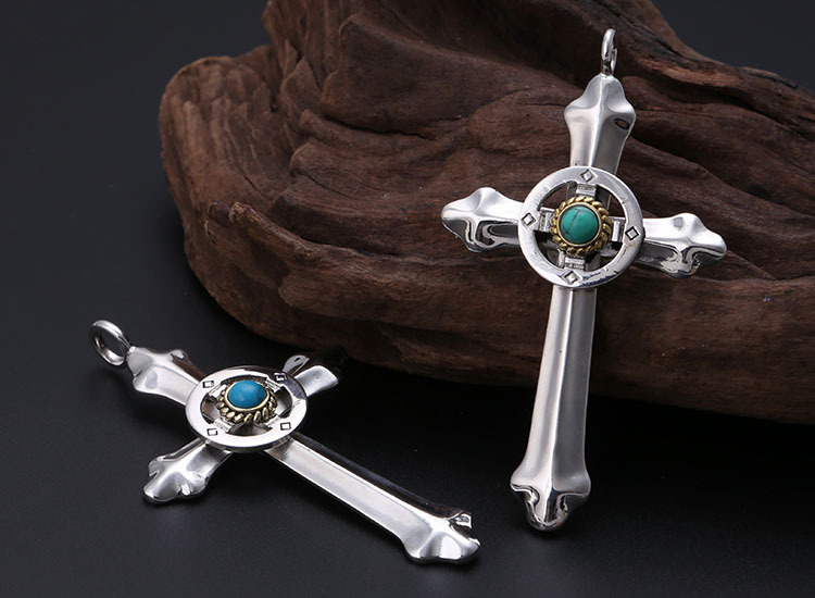 Sterling Silver Turquoise Cros - مراجعة Street Fashion Photo وسعره