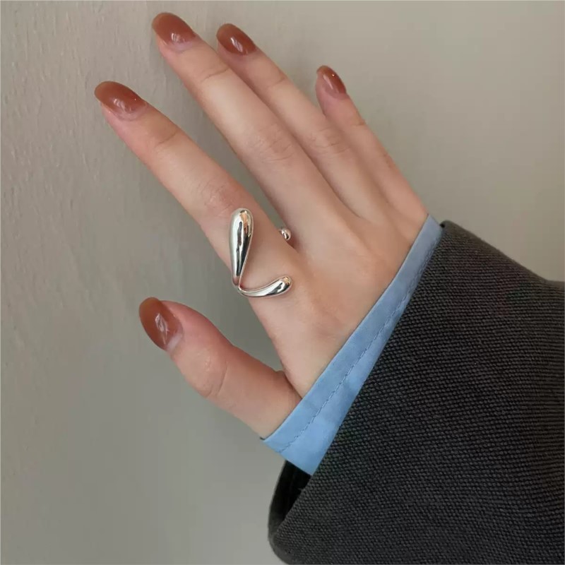 PANJBJ 925 Sterling Silver Irr - مراجعة Street Fashion Rings وسعره