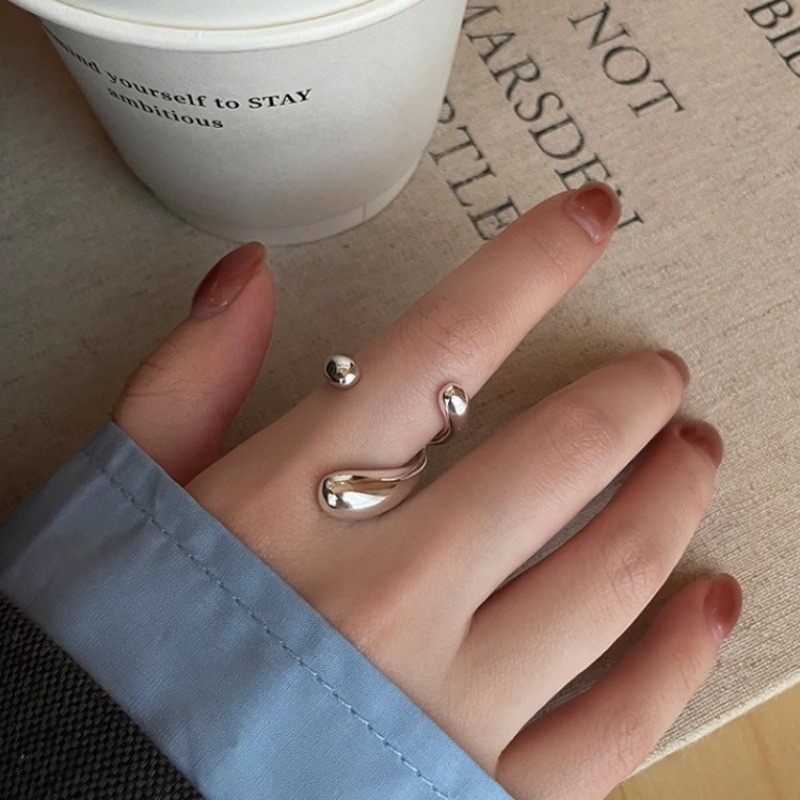 PANJBJ 925 Sterling Silver Irr - مراجعة Street Fashion Rings وسعره