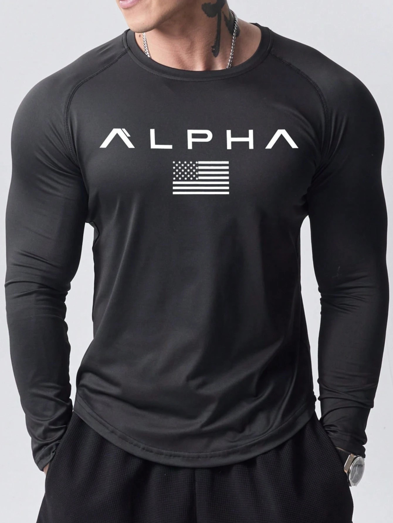 New men's long-sleeved T-shirt - مراجعة Street Fashion China وسعره
