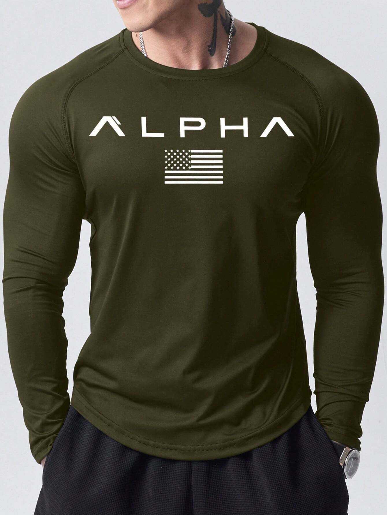 New men's long-sleeved T-shirt - مراجعة Street Fashion China وسعره