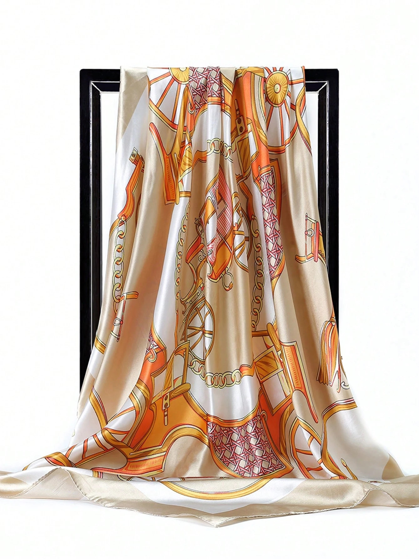 Luxury Chain Carriage Print Sa - مراجعة Street Fashion Luxury وسعره