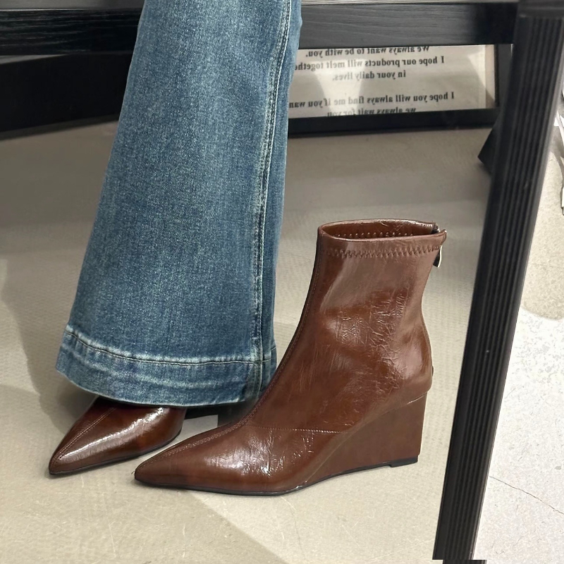 Autumn Winter Vintage Weges He - مراجعة Street Fashion Female وسعره