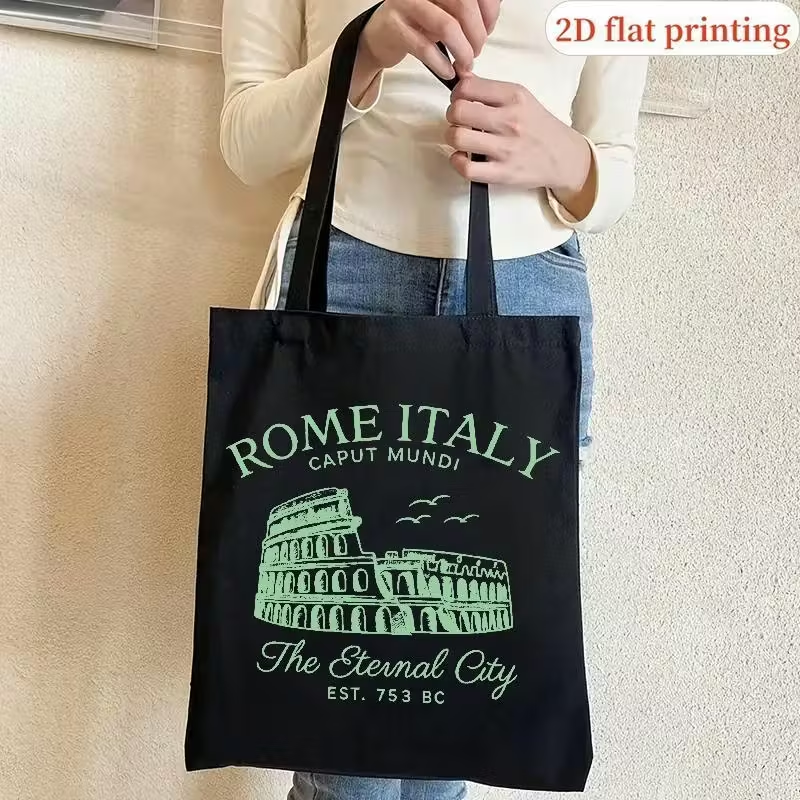Vintage Rome Italy Canvas Tote - مراجعة Tote Bag Canvas Print وسعره