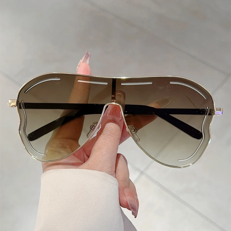 New Pilot Sunglasses Fashion O - مراجعة Street Fashion Glasses وسعره