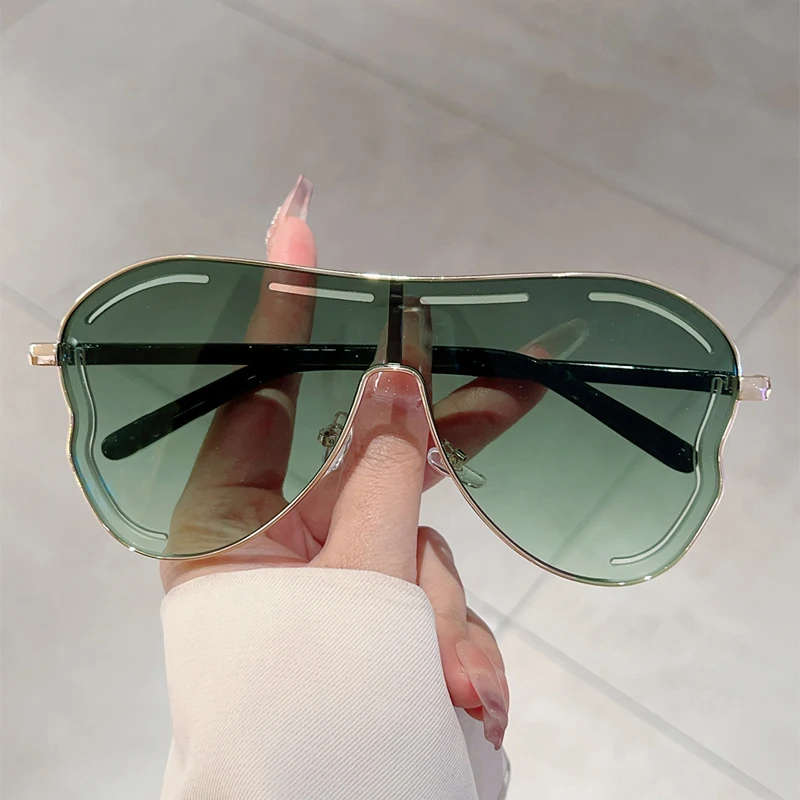 New Pilot Sunglasses Fashion O - مراجعة Street Fashion Glasses وسعره