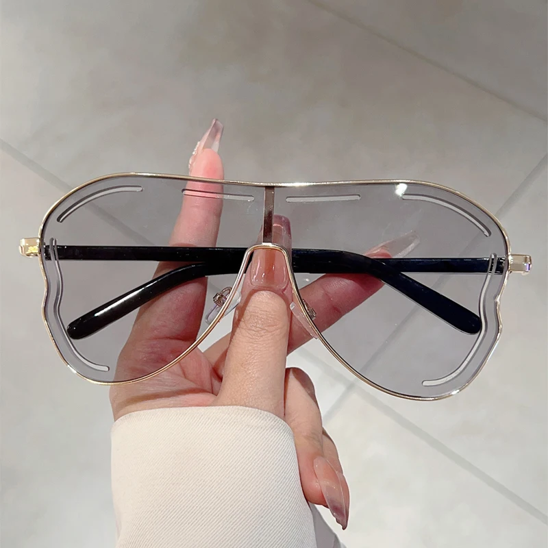 New Pilot Sunglasses Fashion O - مراجعة Street Fashion Glasses وسعره