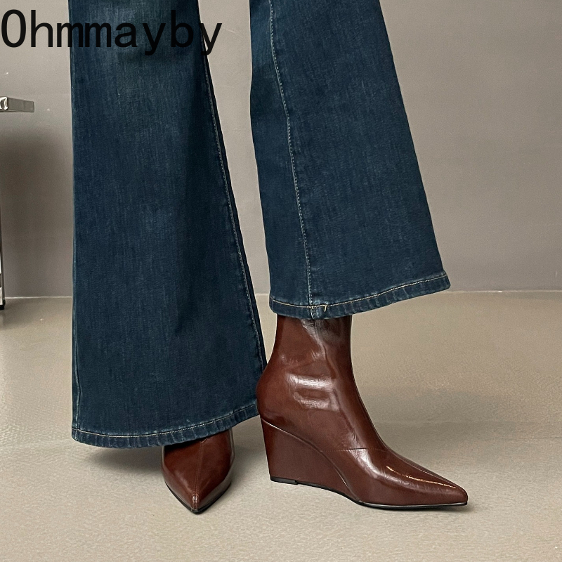 Autumn Winter Vintage Weges He - مراجعة Street Fashion Female وسعره