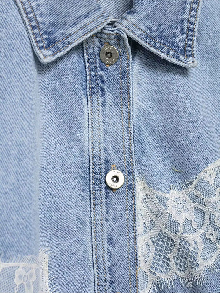 HH Elegant Women Blue Denim Ja - مراجعة Street Fashion Denim وسعره