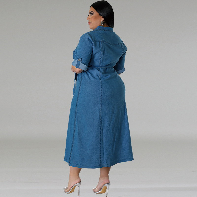 Street Trend Plus-size Women D - مراجعة Street Fashion Denim وسعره
