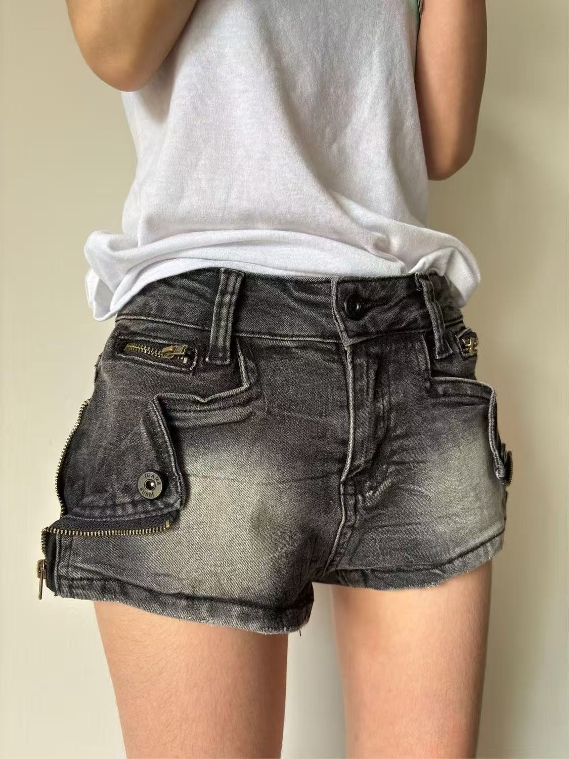 Summer Women's American Retro  - مراجعة Street Fashion Denim وسعره