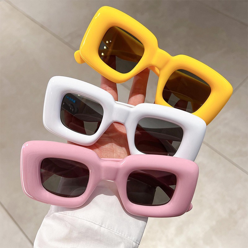 New Women Square Sunglasses Fe - مراجعة Street Fashion Glasses وسعره