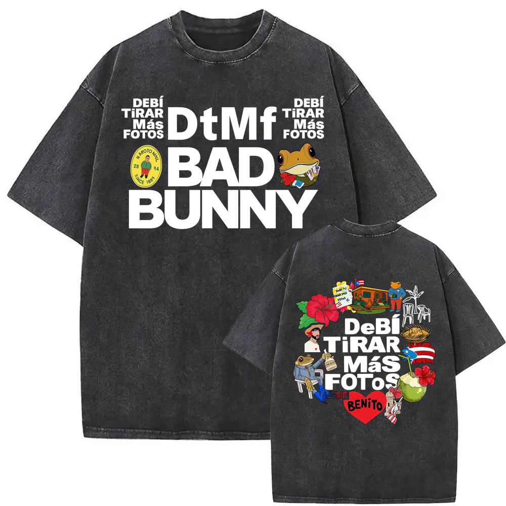 Bad Bunny DTMF Debi Tirar Mas  - مراجعة Foto Street Fashion وسعره