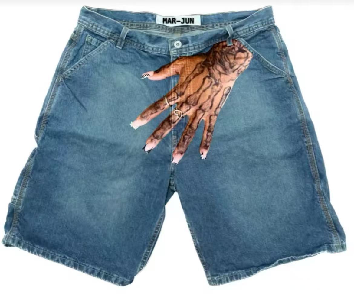 Y2K Baggy Denim Shorts vintage - مراجعة Street Fashion Art وسعره