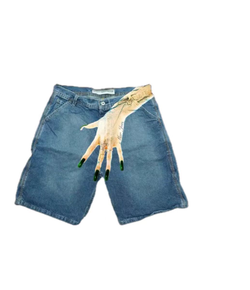 Y2K Baggy Denim Shorts vintage - مراجعة Street Fashion Art وسعره