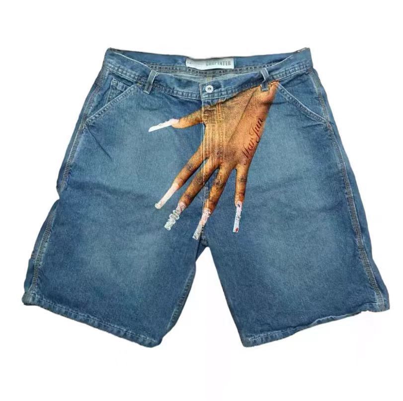 Y2K Baggy Denim Shorts vintage - مراجعة Street Fashion Art وسعره