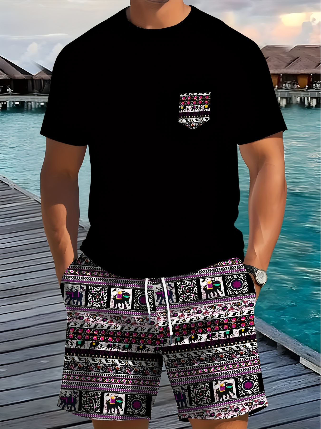 2026 Summer New Men's Short-Sl - مراجعة Street Fashion For 2026 وسعره