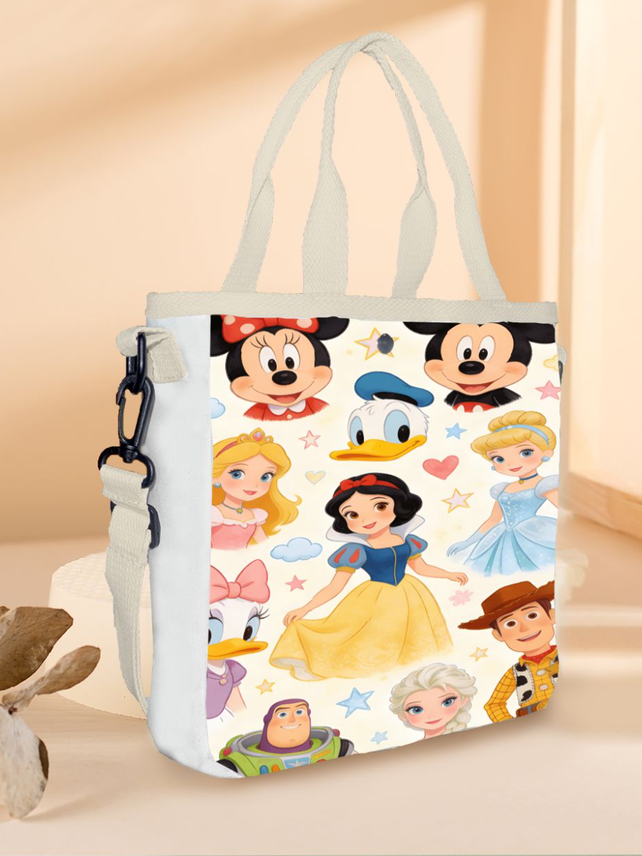 Multifunctional Princess Tote  - مراجعة Tote Bag Canvas Print وسعره