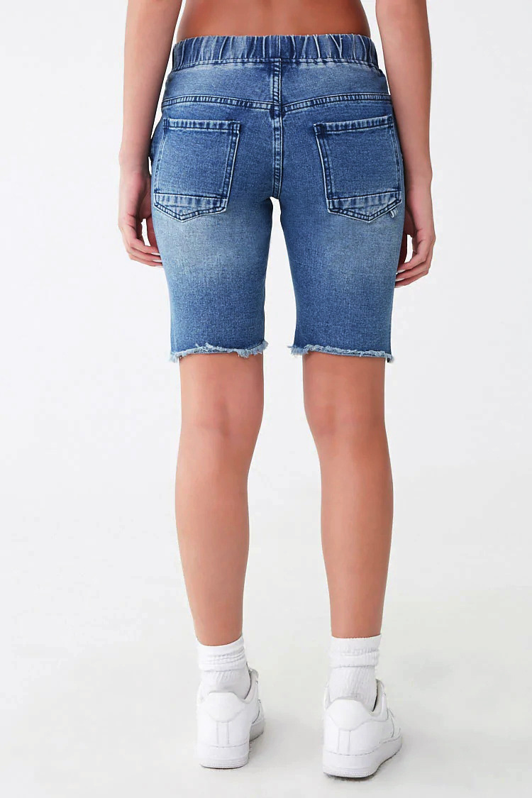 Retro Middle Waist Straight Si - مراجعة Street Fashion Denim وسعره
