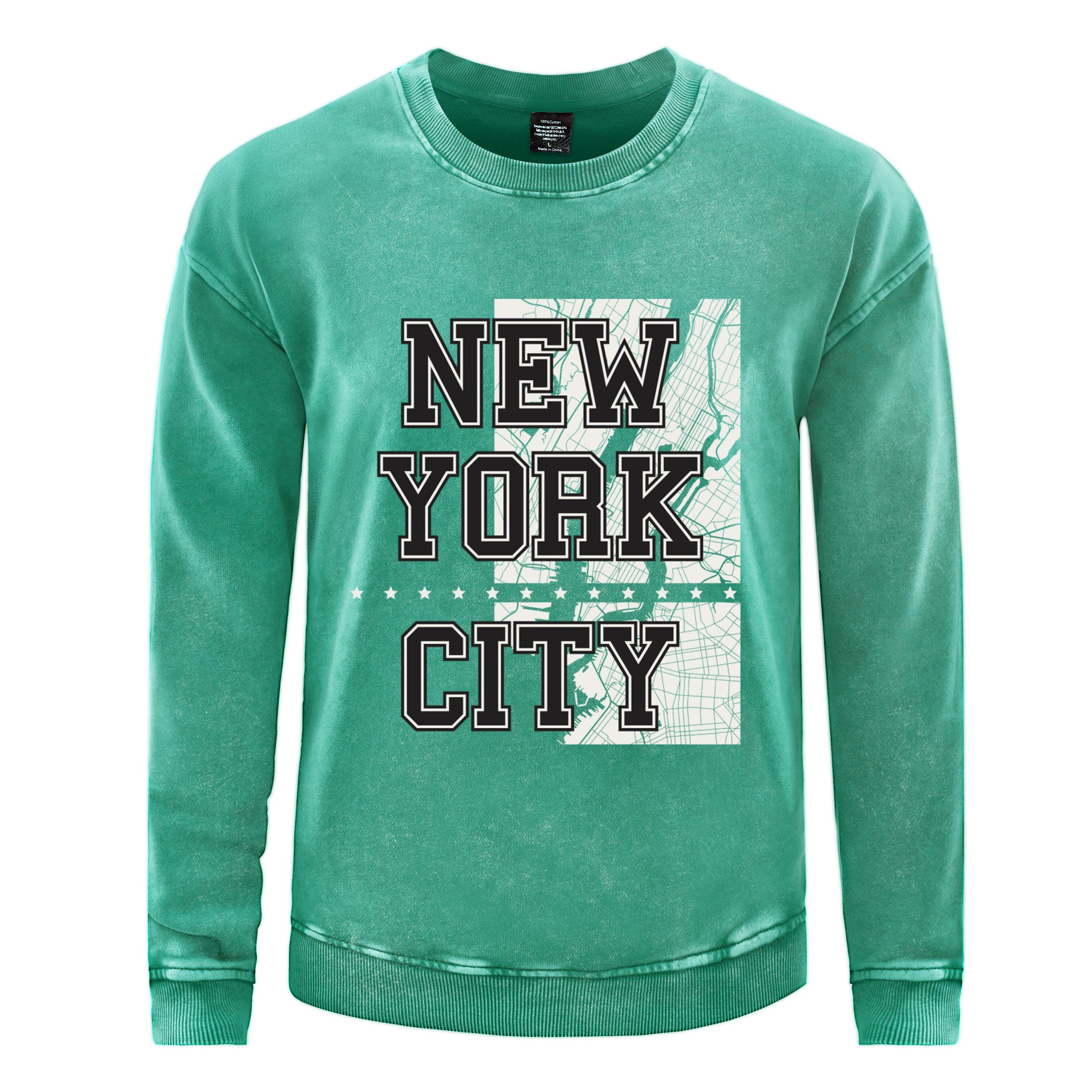 New York City Letter Print Man - مراجعة High Street Fashion New York وسعره