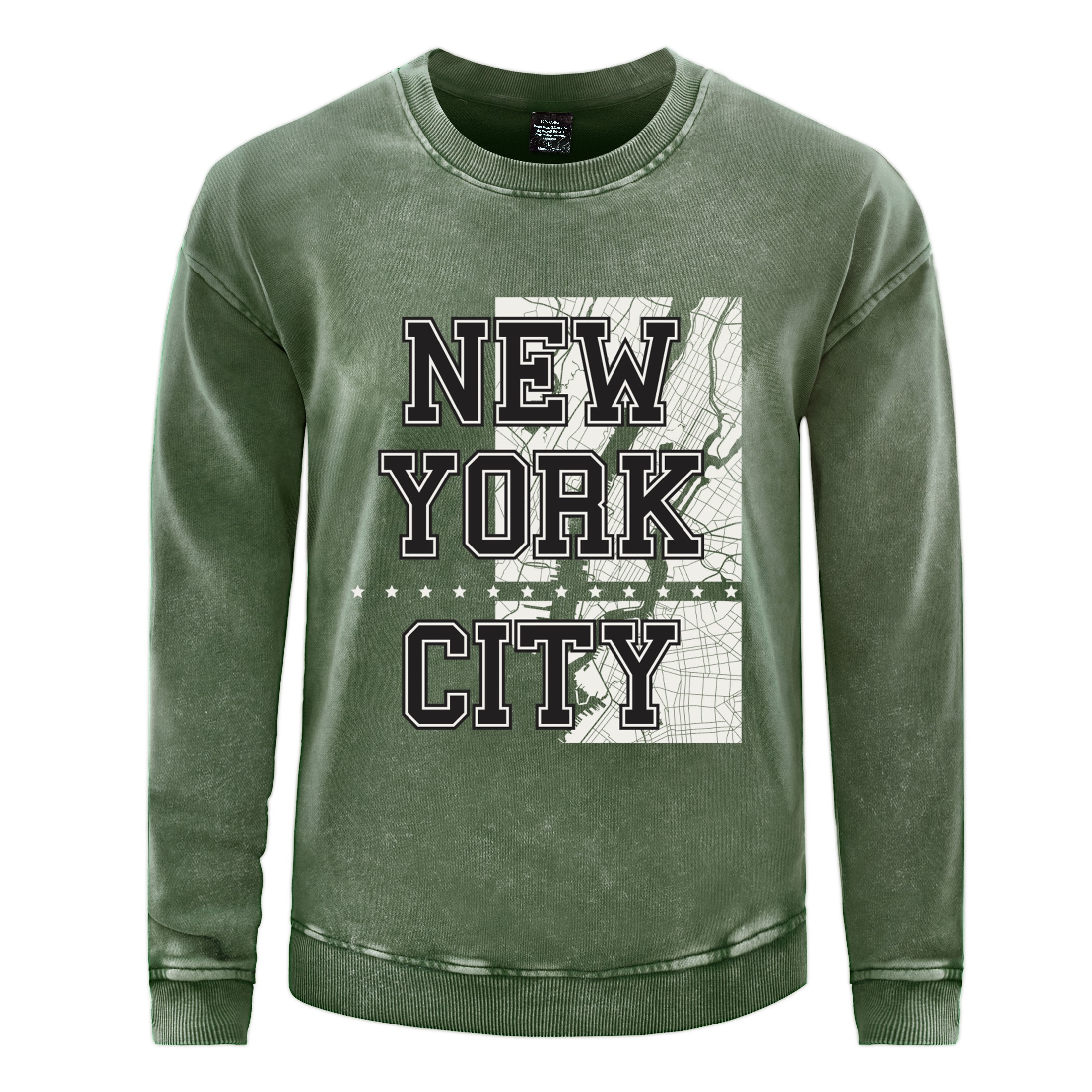 New York City Letter Print Man - مراجعة High Street Fashion New York وسعره