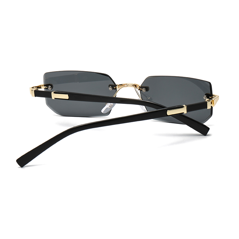 Trendy Rimless Sunglasses Wome - مراجعة Street Fashion Glasses وسعره